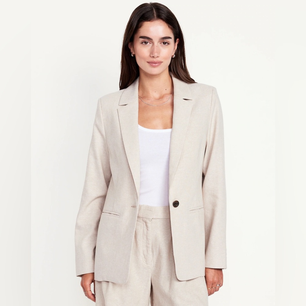 Old Navy | Women's Linen Blazer | Size M